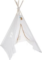 Atmosphera Kinder-tipi tipi wigwam Linnen beige - Speeltent - H160 cm -