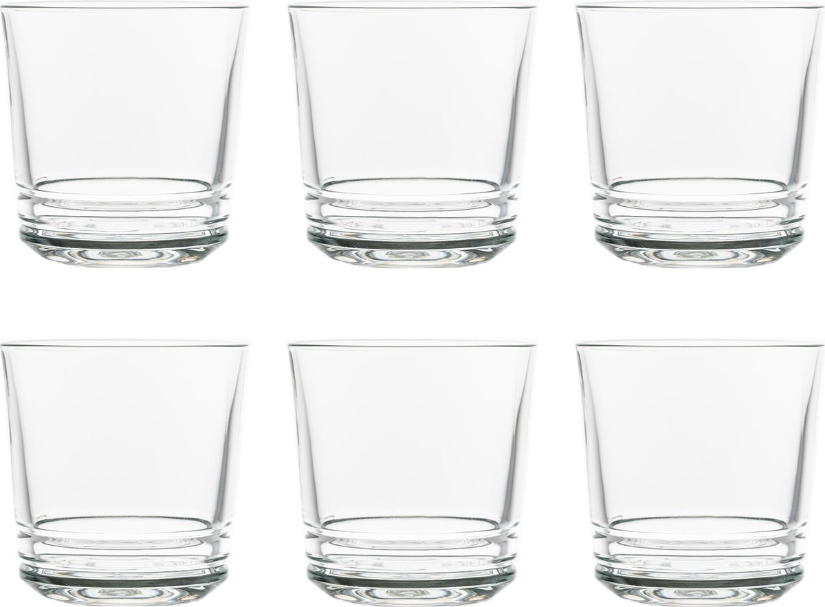 Libbey Drinkglas Aether – 350 ml / 35 cl - 6 Stuks - Vaatwasserbestendig - Hoge kwaliteit