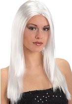 Carnival Toys ​​​​​​​pruik Steil Polyester Wit One-size