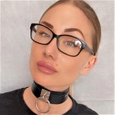 Kinky Diva - O-Ring Collar Slaven Slave  Submissive Onderdanige BDSM Halsband Choker Collar