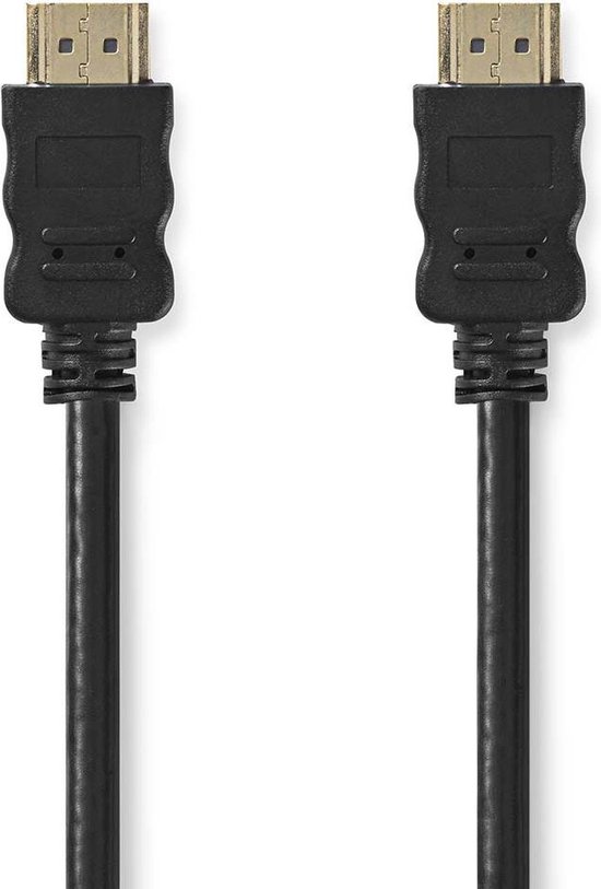Nedis High Speed ​​HDMI™-Kabel met Ethernet | HDMI™ Connector | HDMI™ Connector | 4K@30Hz | 10.2 Gbps | 1.50 m | Rond