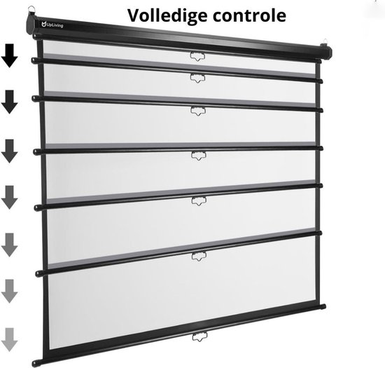 GSKDZG 40 50 60 Inch Projectiescherm Muur Thuisbioscoop Projectorscherm