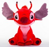 Disney Lilo & Stitch Pluche Knuffel Leroy + Geluid XL 75 cm | Lilo Stitch and Angel Plush Toy | Grote XXL Speelgoed Knuffeldier Knuffelbeer Groot voor kinderen jongens meisjes