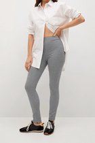 Mango Broek Katoenen Legging Met Rits 17983763 05 Dames Maat - S