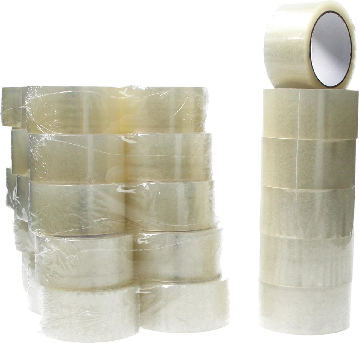 Banzaa Verpakkingstape Low Noise tape – Transparant PP Acryl 50mm 66m 28MY Strong 36 Rollen