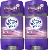 Lady Speed Stick Breath of Freshness Deodorant - 2 x 65 g Gel - Anti-Transpirant Deodorant Gel Stick met 48 Uur Zweetbescherming - Bestseller Uit Amerika