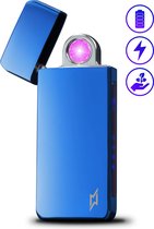 Superlit Plasma Aansteker - USB Oplaadbare Elektrische Aansteker - Stormaansteker - Galactic Halo (Blauw)