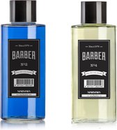 2-Pack Voordeelverpakking Marmara Barber Exclusive Eau de Cologne NO 2 + 4. 250ml - Luxe Glazen Fles - Langdurige Geur - Parfum - Aftershave - Extra Korting