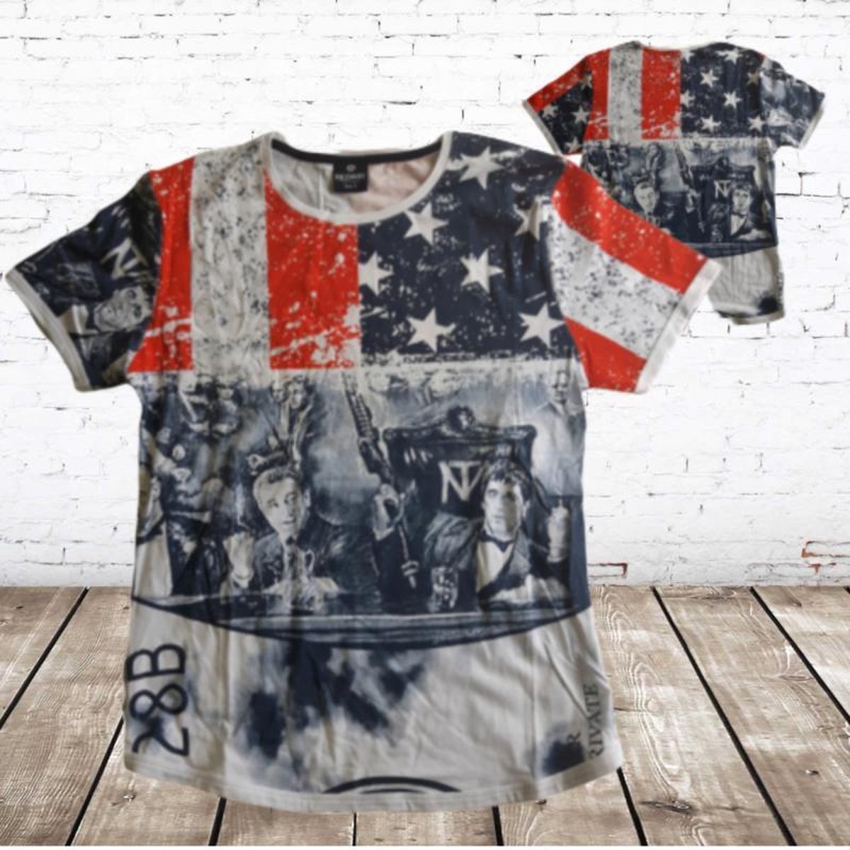 Heren t-shirt American stars -Violento-S-t-shirts heren