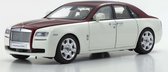 Rolls-Royce Ghost 2011 (Wit/Rood) (35 cm) 1/18 Kyosho Luxury Die Cast - Limited Edition - Modelauto - Schaalmodel - Model auto - Miniatuurautos - Miniatuur auto