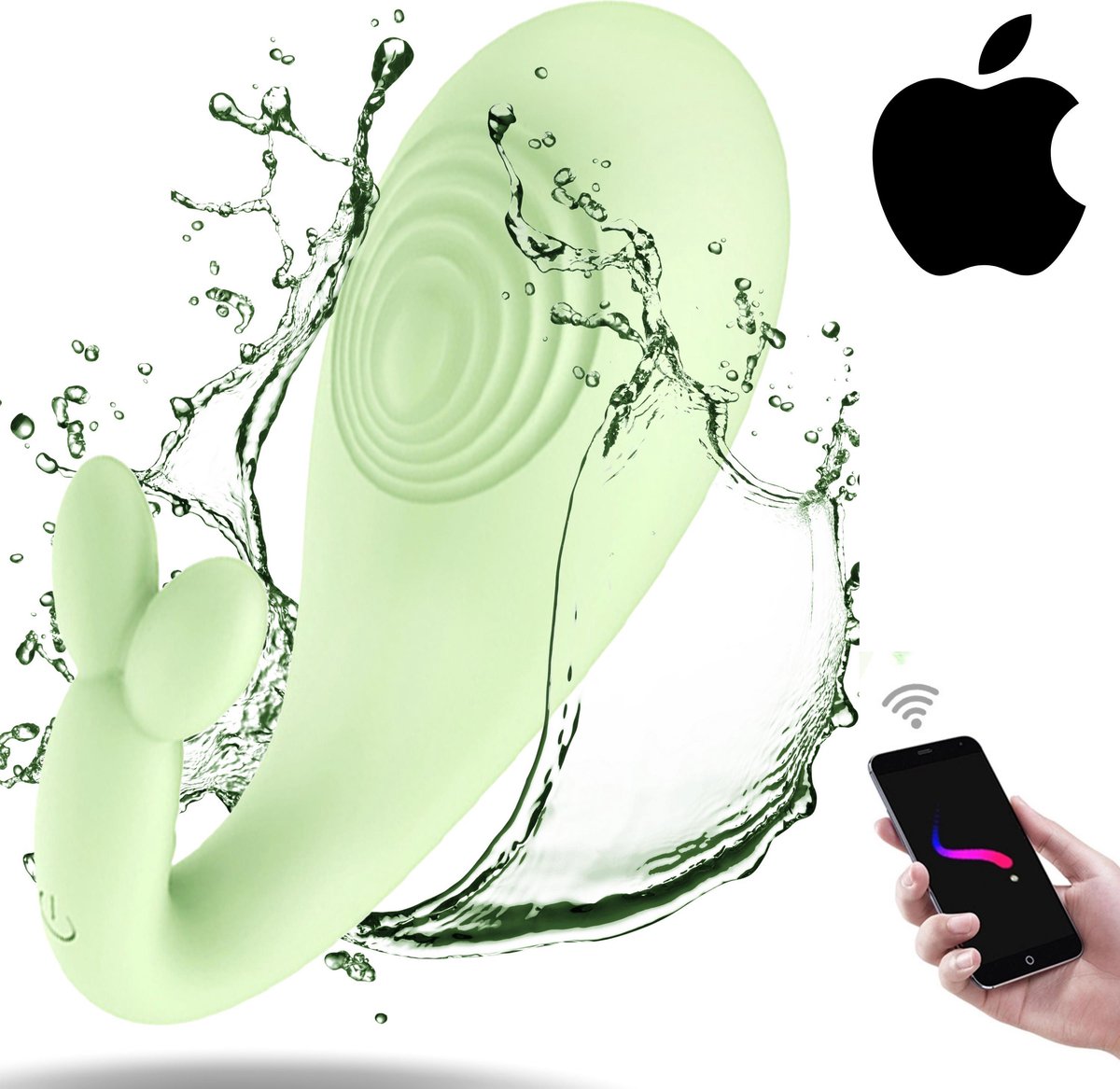 Vibromasseur avec application - Convient pour IOS/ iPhone - 8 modes de  vibration -... | bol.com
