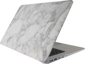 Macbook case van By Qubix - Marble (marmer) wit - Pro 13 inch RETINA - Alleen geschikt voor de Macbook pro Retina 13 inch (Model nummer: A1425 / A1502) - Hoge kwaliteit macbook cov