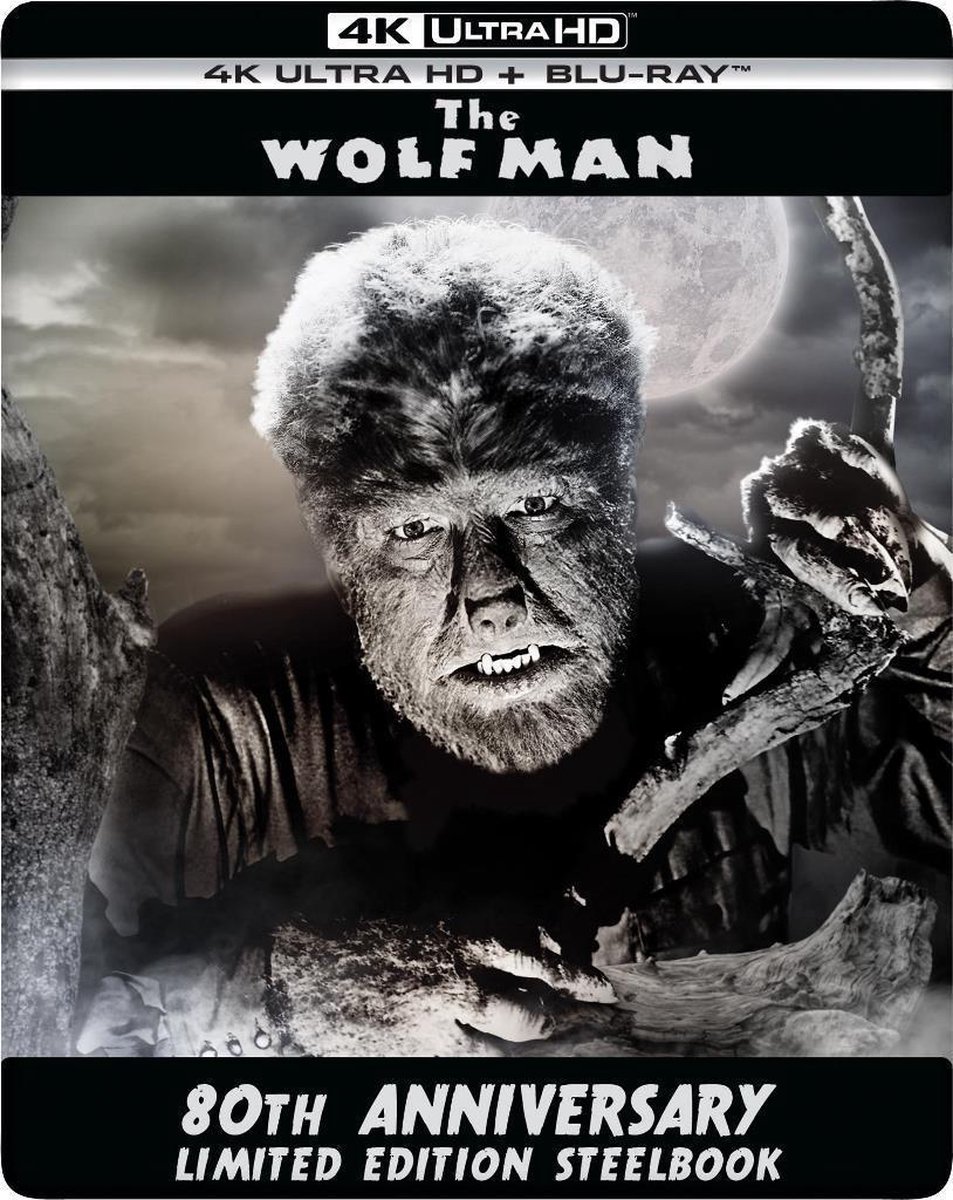 Monsters - Wolf Man (80th Anniversary Edition) (4K Ultra HD Blu-ray) (Steelbook)
