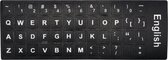 Qwerty Toetsenbord Stickers - keyboard stickers - Laptopsticker - Zwart