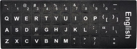 Sticker clavier Qwerty | bol