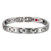Energie armband Magnetisch Edelstaal Mendes Zilverkleurig