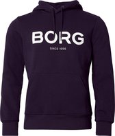 Björn Borg Logo Hoodie  - Trui - Sweater - Met Capuchon - Heren - Maat M - Donkerblauw