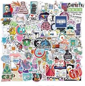 Akyol - Wetenschap stickers - Science stickers - Laptop stickers - Bullet journal stickers - Telefoon stickers - Stickers voor o.a. bullet journal, agenda, laptop, telefoon, koffer