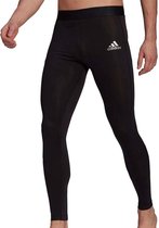 adidas - Techfit Long Tights Homme - Zwart - Homme - Taille S