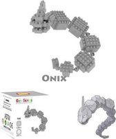 Bouw je eigen Onix pokemon figuur speelgoed + inclusief pokeball GO - figuren - bekend van de kaarten en TV - Jongen & meisjes - cadeau tip