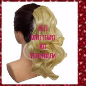 Paardenstaart met vlinderklem #613 ponytail krul 30cm haarstuk hair extensions