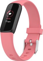 Luxe sport band - roze - Geschikt voor Fitbit