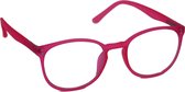 Computer bril - roze rond sterkte +1.0 - blauw licht filter - blue blocker leesbril