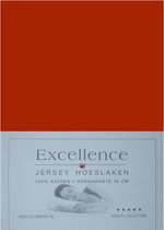 Excellence Jersey Hoeslaken - Litsjumeaux XL - 200x200/210 cm - Terra