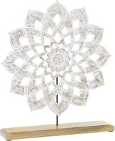 Decoratieve figuren DKD Home Decor Mandala Mangohout (40 x 9 x 47 cm)