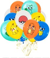 Pokémon Ballonnen - Party - Feest - Balloons - Kinderen - Kids - Verjaardag - Kleuren- 10 stuks