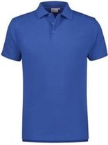 Santino Ricardo Polo-shirt korte mouwen - XL - Blauw - Geen bedrukking