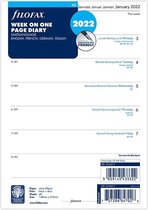 Filofax A5 2022 ag.inh. 1 week per pagina