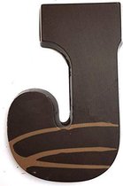 Joe & Mien Ambachtelijke Chocolade letter 'J' - Puur - 1 x 200 gram