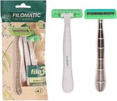 Handmatig scheermesje Bio Triple (4 pcs)