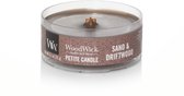 2 stuks WoodWick Sand & Driftwood Petite Candle