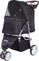 Darna HuisdierenWagen™ - 55x36x52 cm - Zwart