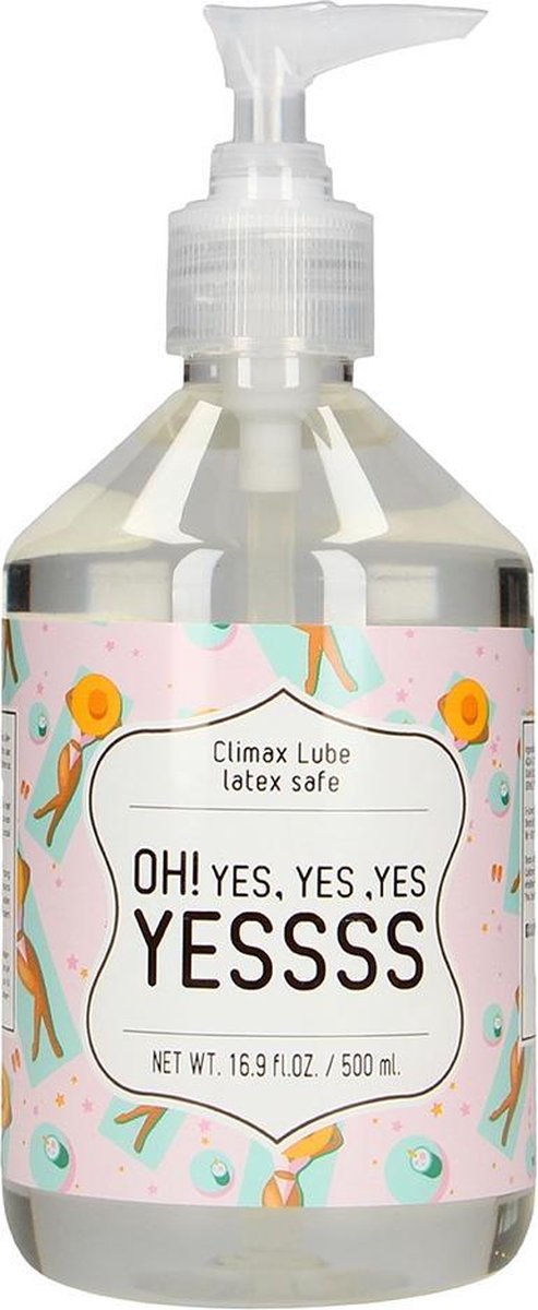 Goedkoopste Climax Glijmiddel - OH! yes, yes ,yes YESSSS - 500 ml