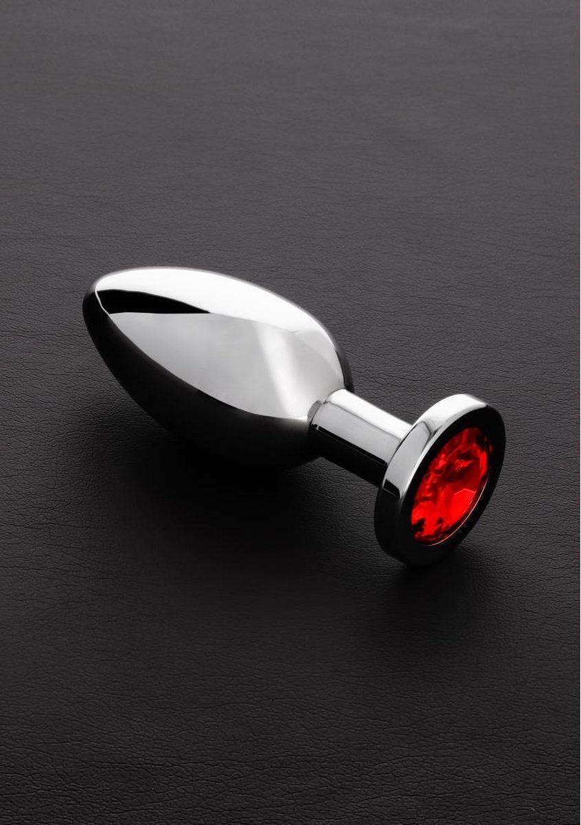 Goedkoopste Triune - Jeweled Butt Plugs RED - Large