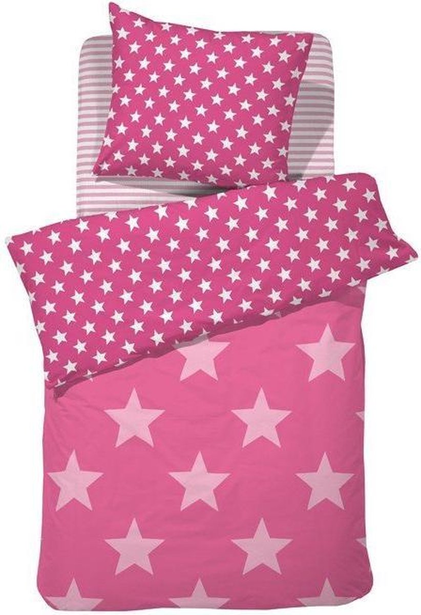 Morbuy Kinderbeddengoedset, schattige cartoons, patroon, junior/peuter/kinderbedje dekbedovertrek met kussensloop voor jongens en meisjes, eenpersoonsbed - zachte microvezel, gemakkelijk te