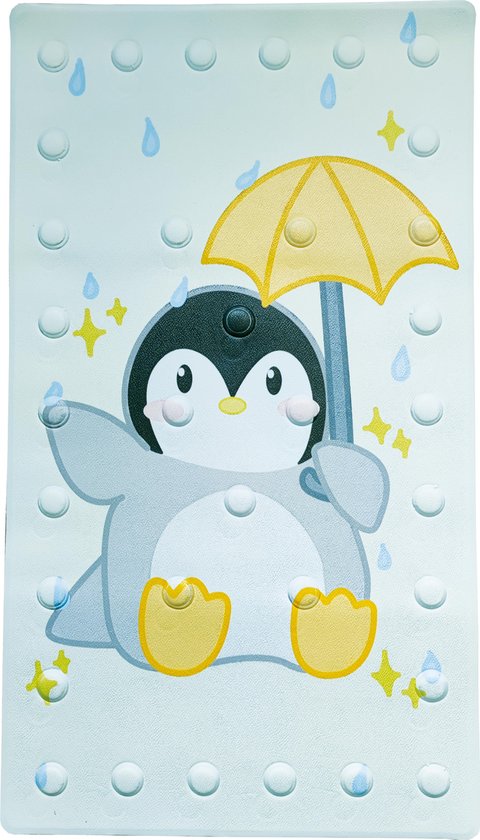 Regenachtig De Alpen achterlijk persoon Pipip - Antislip badmat kind - Anti-slip badmat baby - Pinguïn | bol.com