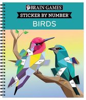 Brain Games - Sticker by Number- Brain Games - Sticker by Number: Birds