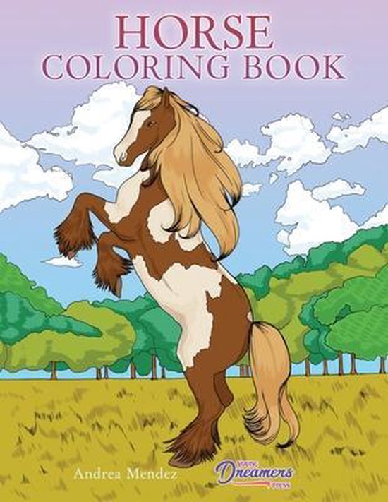 Young Dreamers Coloring Books- Horse Coloring Book - cover