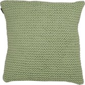 Hoyz | Kussen Knit Licht Groen | 45 X 45 | Sierkussen Voor Woonkamer Of Slaapkamer