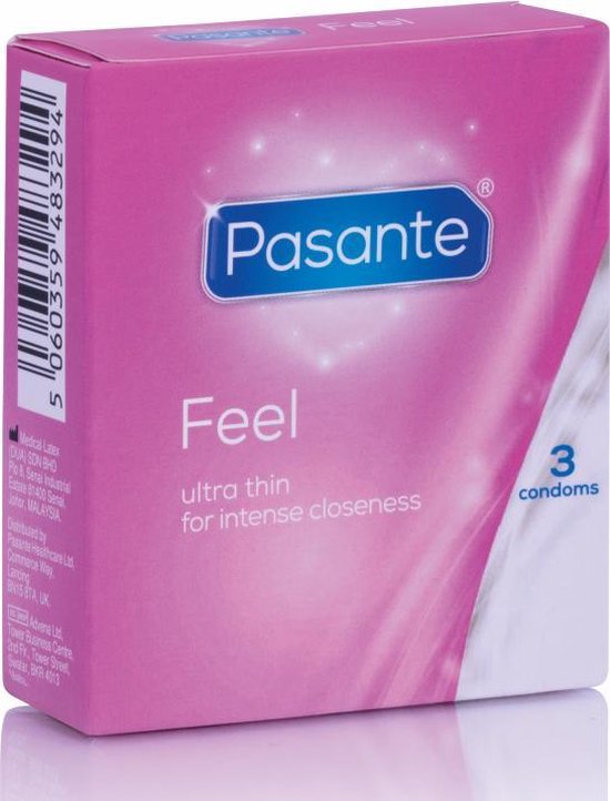 Pasante Feel Condooms - 3 stuks