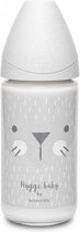 Suavinex Hygge 0+ 240ml Grey Whiskers Glazen Fles SXSHX5068994