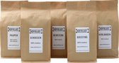 Koffielust - koffiebonen proefpakket - 5x 1000gr (totaal 5000gr koffie) - Specialty koffie - Vers Gebrand - Hele Bonen - Arabica - Robusta
