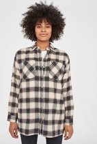 Noisy may Blouse Nmerik Winter L/s Oversize Shirt Bg 27013251 White Pepper Dames Maat - M
