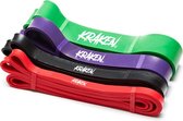 KRAKEN Power Bands Weerstandsbanden Set van 4 Fitness Resistance Bands voor Sport - Complete Pack Elastiek Fitness Banden