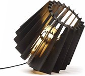 Van Tjalle en Jasper | Spot-nik XL vloerlamp - Black | Bouwpakket | MDF (hout) | Zwart | E27 fitting | Laser gesneden | Sfeer licht | schemerlamp | Dutch Design