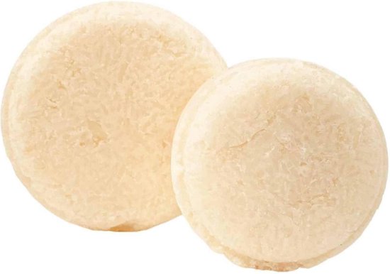 Beesha Shampoo Bar Kokos 40 gram - Zelfgemaakt in Nederland - 100% Vegan - Sulfaatvrij - Parabeenvrij - Silicoonvrij - CG Geschikt